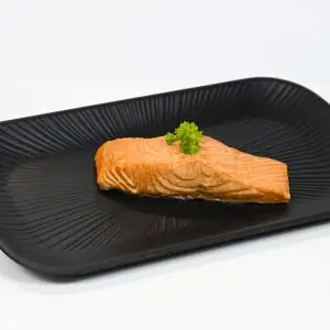 Warm gerookte zalm (per stuk)