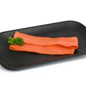 Wilde gerookte zalm (per 100 gram)